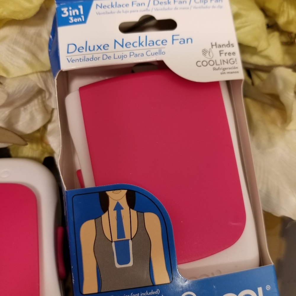 - O 2  Cool necklace fan desk and clip …